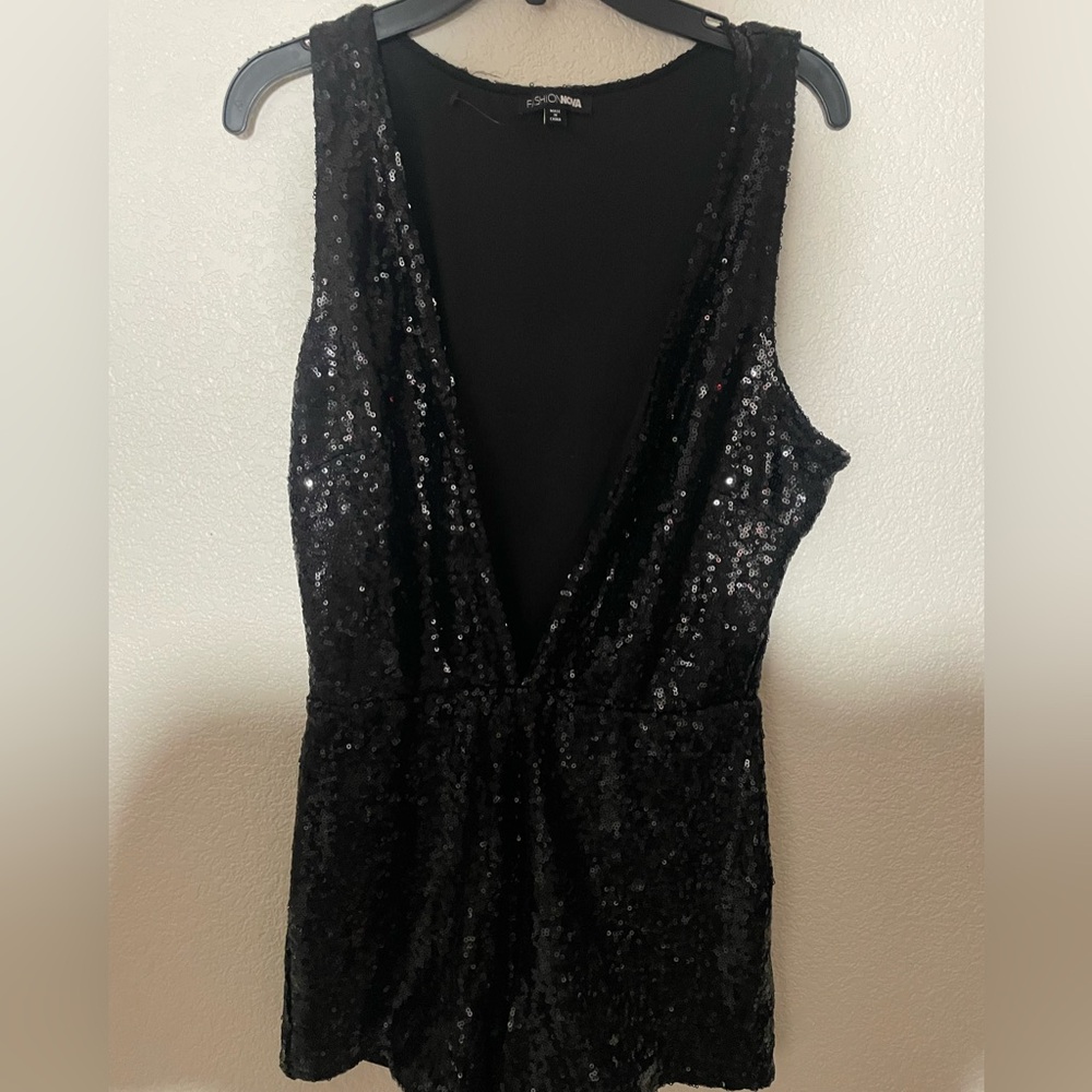 Sequin romper